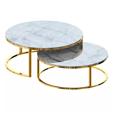 Garda Decor Table - Exquisite Elegance 3D model image 1 
