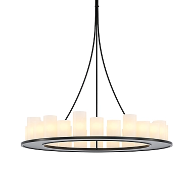 Illuminating Elegance: HEMEL Pendant Light 3D model image 1 