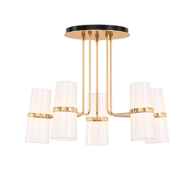 Elegant Conifer Chandelier 3D model image 1 