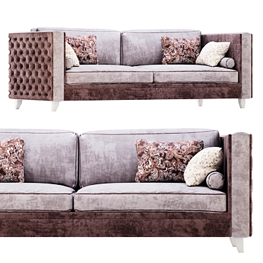 Modern Brunello VL913 Sofa: Stylish Comfort for Your Living Space 3D model image 1 