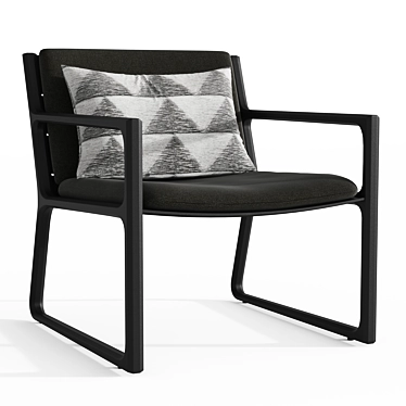 Restoration Hardware Vietri Lounge Chair 3D model image 1 