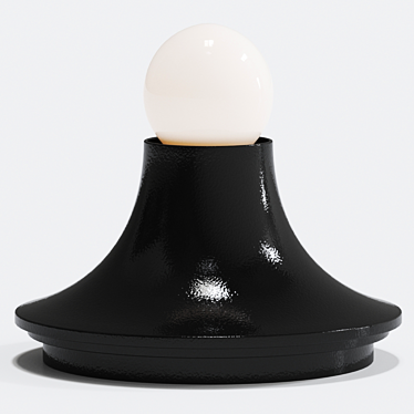 Vintage Teti Table Lamp: Iconic Design 3D model image 1 