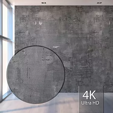 Seamless Concrete Wall Texture 3D model image 1 