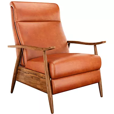 Luxury Recliner Chair: 3dsMax Scenes & PBR Materials 3D model image 1 