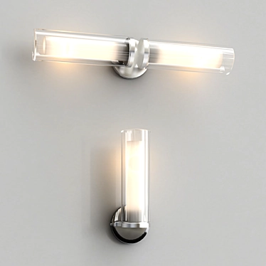 Versatile Wall Lamp with SLV WL 105 3D model image 1 