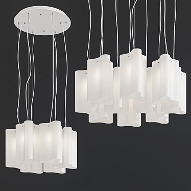 Compo Ideal Lux: Versatile Adjustable Pendant Lights 3D model image 1 