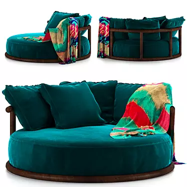 Icaro Luxe Sofa: Ultimate Comfort 3D model image 1 