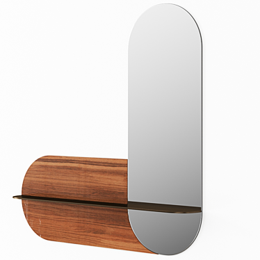 Rolf Benz 936 Oval Mirror 3D model image 1 