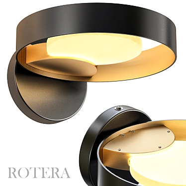 Rotera Wall Light Fixture 3D model image 1 