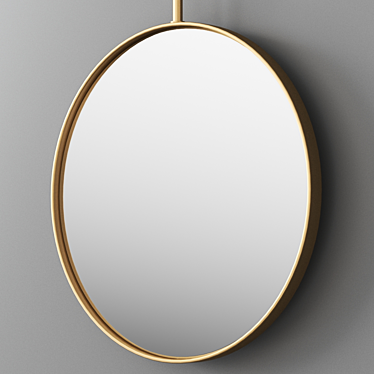 DDl Forma Round Wall-Mounted Mirror 3D model image 1 