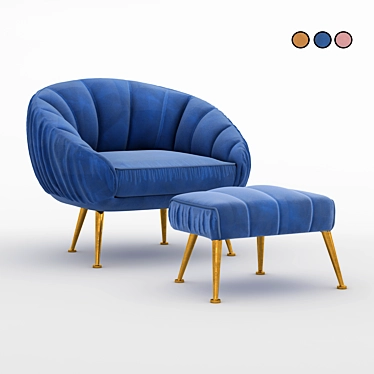 Modern Arm Chair - 3D Model 3D model image 1 