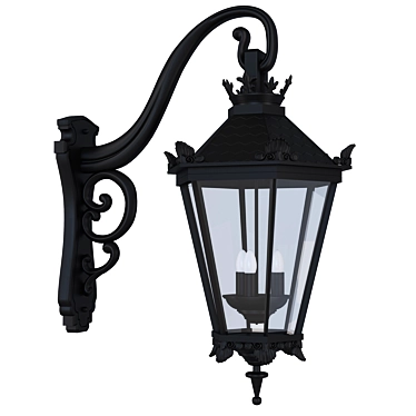 Elegant Manchester Street Sconce 3D model image 1 