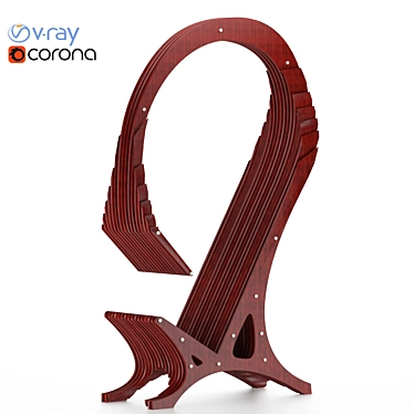 Innovative Parametric Chair - Ultimate Comfort! 3D model image 1 