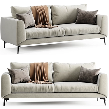 Modern Boconcept Fargo Sofa 3D model image 1 