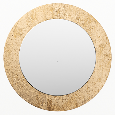 ASIA Round Mirror: Elegant Design 3D model image 1 