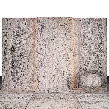 Elegant White Labardo Granite Slabs 3D model image 1 