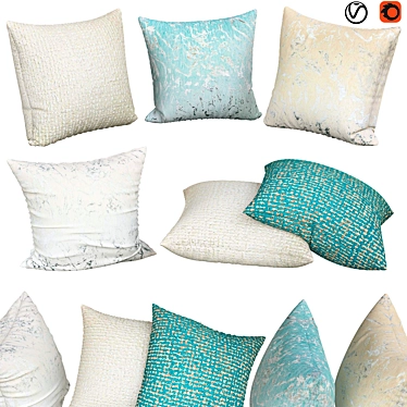 Designer Cushions | Variety 3D model image 1 