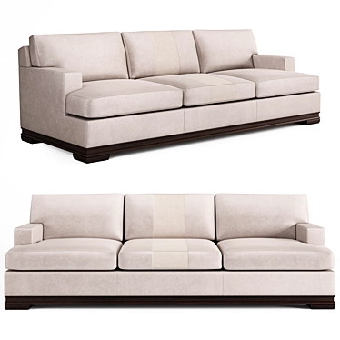 Elegant Carlyle Sofa by Holly Hunt 3D model image 1 