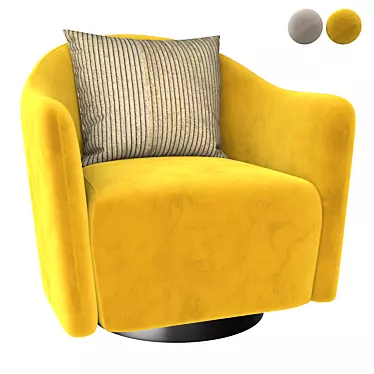 Modern Longhi Armchair: 2015 Edition 3D model image 1 