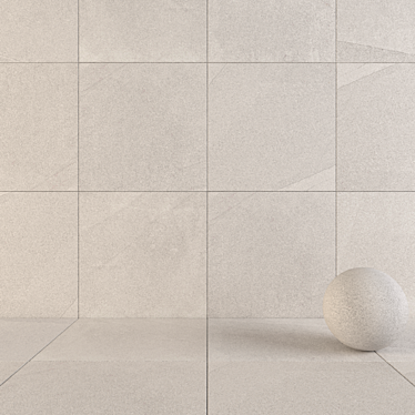 River Moon 120x120: Versatile Wall and Floor Tile 3D model image 1 