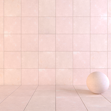 Flaviker Still Now Sand 60x60: Versatile Wall and Floor Tiles 3D model image 1 