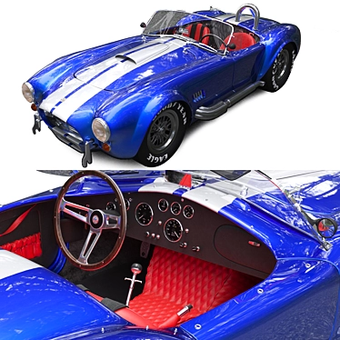 Title: Sleek Ford Shelby Cobra 427 3D model image 1 