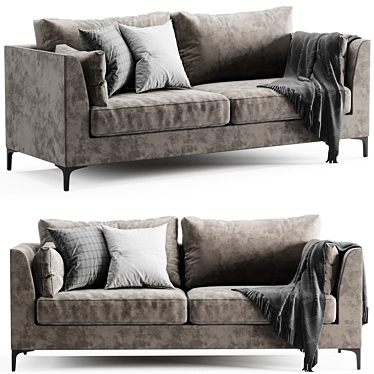 Elegant St Moritz Sofa: Timeless Comfort for Your Living Space 3D model image 1 