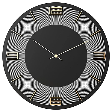 Elegant Time: KARE Leonardo Wall Clock 3D model image 1 