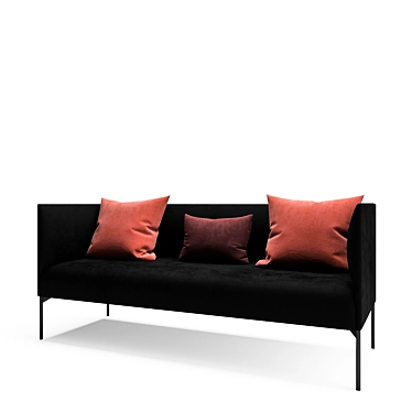 Contemporary Talk 3-Seater Sofa 3D model image 1 