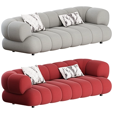 Luxurious Intermede 3-Seater Sofa by Roche Bobois 3D model image 1 