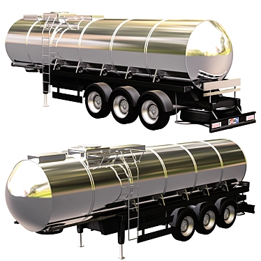 Vintage Tanker Truck 2015: Vray Render, 3Ds Max 2015 3D model image 1 