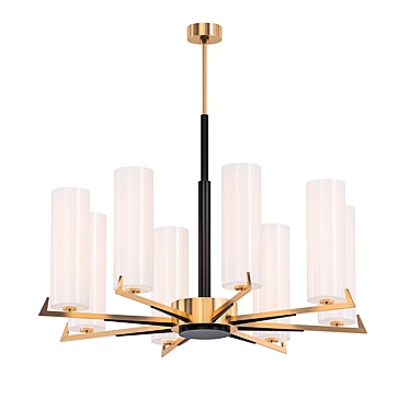 Elegant Chrome Chandelier - SL031 3D model image 1 