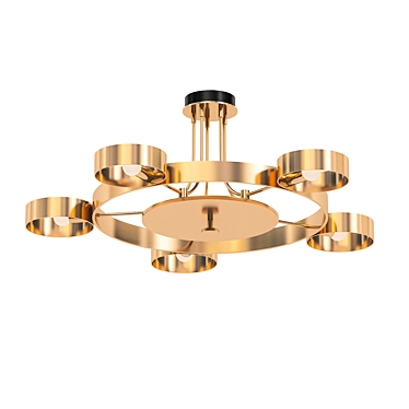 Elegant Crystal Chandelier SL014 3D model image 1 