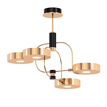 Elegant Crystal Chandelier - SL013 3D model image 1 