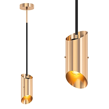 Modern Hanging Light Fixture SP008 3D model image 1 