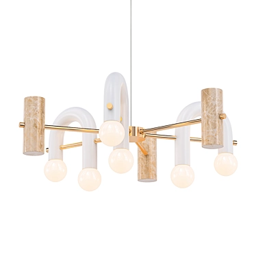 Pyppe 70: Sleek Suspension Illumination 3D model image 1 