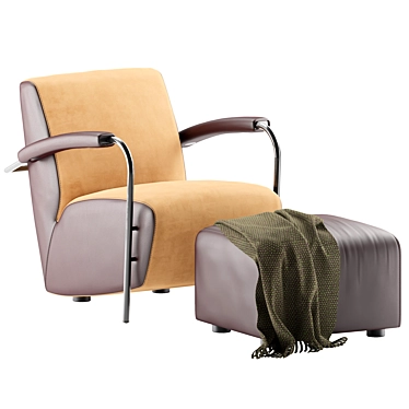 Elegant LEOLUX LX 965 Armchair 3D model image 1 