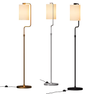 Elegant Lykins Floor Lamp 3D model image 1 