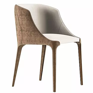 Elegant Luxury Chair 3D model image 1 