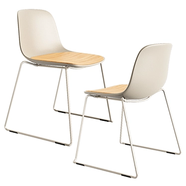 Sleek Seela S310 Chair 3D model image 1 