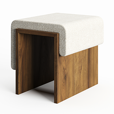 Cozy Slump Stool 3D model image 1 