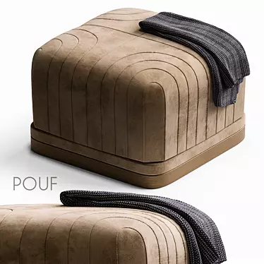 Elegant Pouf Design: Corona Render5 & 3DS Max 2014 3D model image 1 