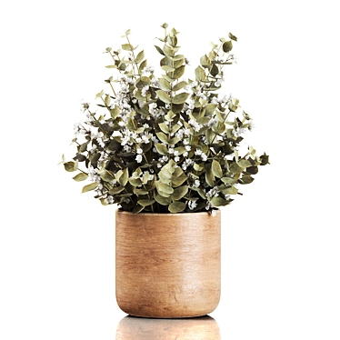 Botanical Bliss: Plants Bouquet 3D model image 1 