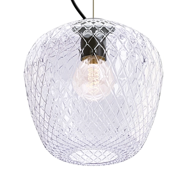 Ethereal Glass Pendant Light 3D model image 1 