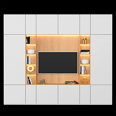 Modern TV Stand Furniture 3D model image 1 