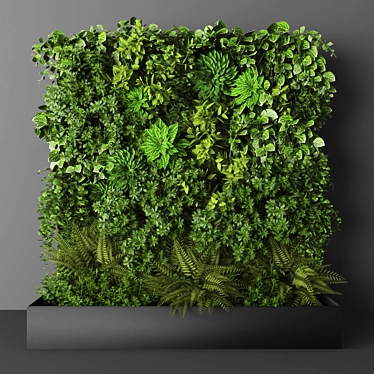 Green Oasis Vertical Garden 3D model image 1 