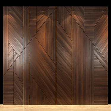 25 Wall Panel: Stylish and Functional Solution 3D model image 1 