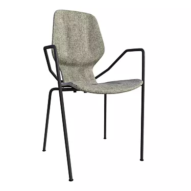 Prostoria Oblikant chair metal legs 16mm with armrests (Refill)