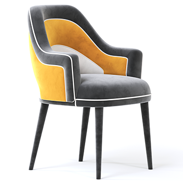 Modern Charisse Dining Chair 3D model image 1 