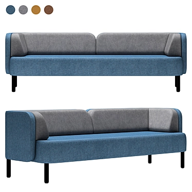 Sophisticated Jonas Ihreborn Story Sofa 3D model image 1 